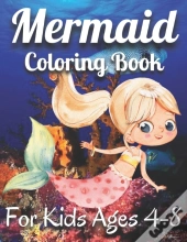 Mermaid Coloring Book For Kids Ages 4-8