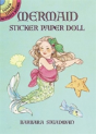 Mermaid Sticker Paper Doll - Preview