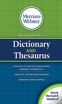 Capa do artigo Merriam-Webster'S Dictionary And Thesaurus