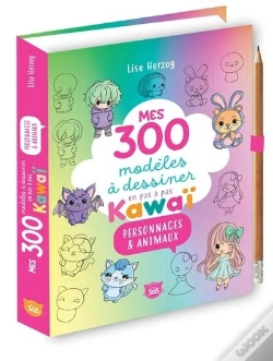 Capa do artigo Mes 300 Modèles À Dessiner En Pas À Pas Kawaï : Personnages & Animaux