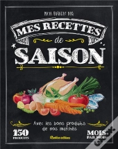 Mes Bonnes Recettes De Saison ; Avec Les Bons Produits De Nos Marchés