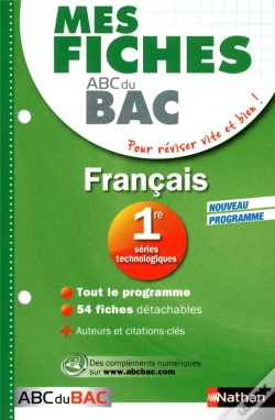 Capa do artigo Mes Fiches Abc Bac Francais 1ere Technologique