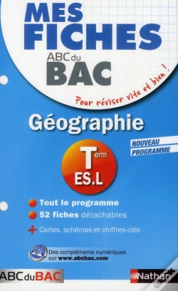 Capa do artigo Mes Fiches Abc Bac Geographie Term L-Es