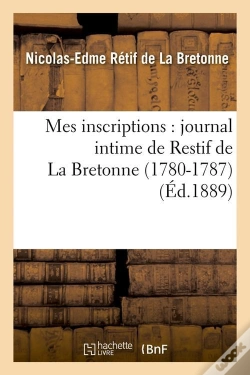 Capa do artigo Mes Inscriptions Edition 1889