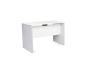 Mesa de escritorio rocada serie work 120x60 cm acabamento ab04 aluminio/branco - Preview