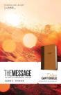 Message Deluxe Gift Bible, Brown - Preview