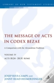 Capa do artigo Message Of Acts In Codex Bezae (Vol 4).