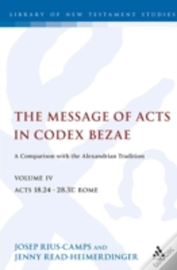 Capa do artigo Message Of Acts In Codex Bezae (Vol 4).