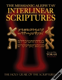 Capa do artigo Messianic Aleph Tav Interlinear Scriptures Volume One The Torah, Paleo And Modern Hebrew-Phonetic Translation-English, Red Letter Edition Study Bible