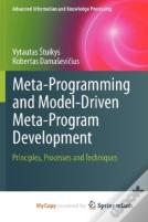 Meta-Programming And Model-Driven Meta-Program Development