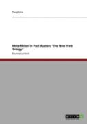 Metafiktion In Paul Austers "The New York Trilogy"