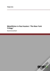 Capa do artigo Metafiktion In Paul Austers "The New York Trilogy"