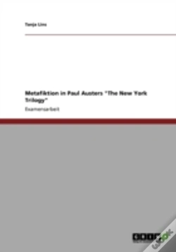 Capa do artigo Metafiktion In Paul Austers "The New York Trilogy"