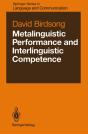 Metalinguistic Performance And Interlinguistic Competence - Preview