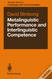 Capa do artigo Metalinguistic Performance And Interlinguistic Competence