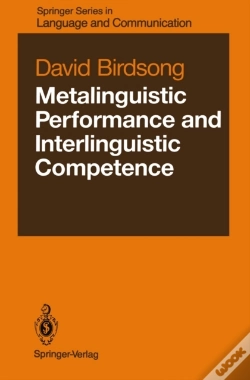 Capa do artigo Metalinguistic Performance And Interlinguistic Competence