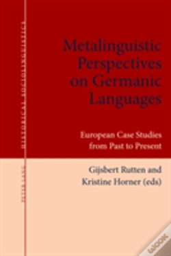 Capa do artigo Metalinguistic Perspectives On Germanic Languages
