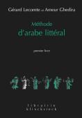 Méthode D'Arabe Littéral Tome 1