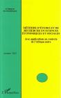 Methode D'Etudes Et De Recherche En Sciences Economiques Et Sociales - Avec Applications Au Contexte - Preview