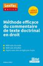 Méthode Efficace Du Commentaire De Texte Doctrinal En Droit - Preview