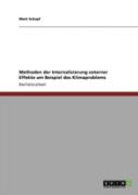 Methoden Der Internalisierung Externer Effekte Am Beispiel Des Klimaproblems