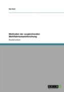 Methoden Der Vergleichenden Wohlfahrtsstaatsforschung