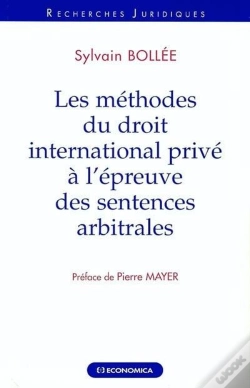 Capa do artigo Methodes De Droit International Prive A L'Epreuve Des Sentences Arbitrales (Les)
