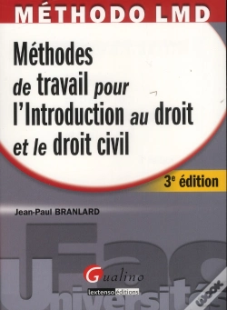 Capa do artigo Methodes De Travail Pour L'Introduction Au Droit Et Le Droit Civil, 3eme Editon