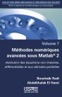 Methodes Numeriques Avancees Sous Matlab(R) 2 - Preview
