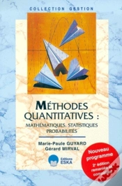 Capa do artigo Méthodes Quantitatives : Mathématiques, Statistiques, Probabilités (2e Édition)