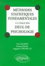 Méthodes Statistiques Fondamentales À L'Usage Des Deug De Psychologie - Preview