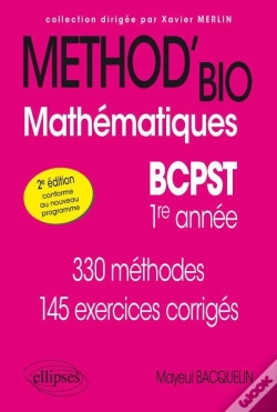 Capa do artigo Methodix Method'Bio Mathematiques Bcpst 1 2eme Edition Conforme Au Nouveau Programme