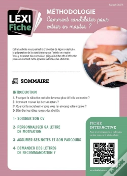 Capa do artigo Méthodologie : Comment Candidater Pour Entrer En Master