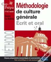 Capa do artigo ; Méthodologie De Culture Générale ; Classes Préparatoires Économiques Et Commerciales ; Écrit Et Oral ; 1e Et 2e Année