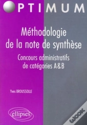 Méthodologie De La Note De Synthèse. Concours Administratifs De Catégories A & B