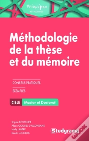 Capa do artigo Methodologie De La These Et Du Memoire