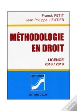 Capa do artigo Méthodologie En Droit ; Licences (Édition 2018/2019)