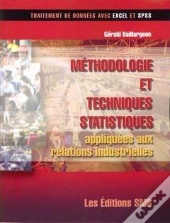 Methodologie Et Techniques Statistiques Appliquees Aux Relations Industrielles Traitement De Donnees