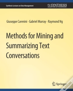 Capa do artigo Methods For Mining And Summarizing Text Conversations
