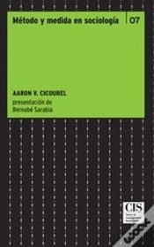 Capa do artigo Método Y Medida En Sociología