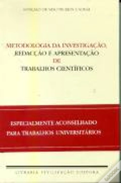 Capa do artigo Metodologia da Investigação, Redacção e Apresentação de Trabalhos Científicos