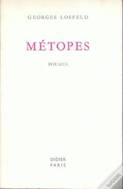 Capa do artigo Métopes (Poèmes)