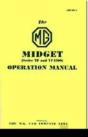 Mg Owners' Handbook: Mg Midget Tf & Tf1500 - Preview