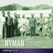 Capa do artigo Michael Nyman: String Quartets 5 & 4 - CD