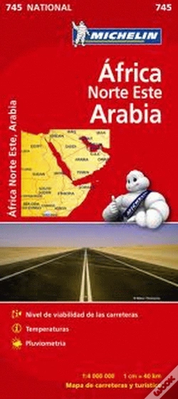 Capa do artigo Michelin Mapa Africa Norte-Este, Arabia