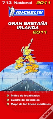 Capa do artigo Michelin Mapa Gran Bretaña, Irlanda