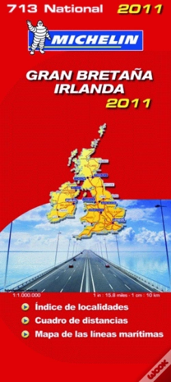 Capa do artigo Michelin Mapa Gran Bretaña, Irlanda