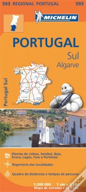 Capa do artigo Michelin Mapa Regional Portugal Sul/Algarve