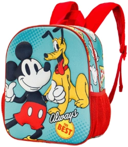 Capa do artigo Mickey Mouse Best Mochila 3D Pequena, Verde