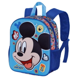 Capa do artigo Mickey Mouse Blissy Mochila 3D Pequena, Laranja